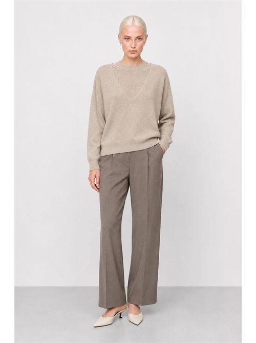Maglia a maniche lunghe in misto lana con scollo a v KOCCA | CRAIG/60006